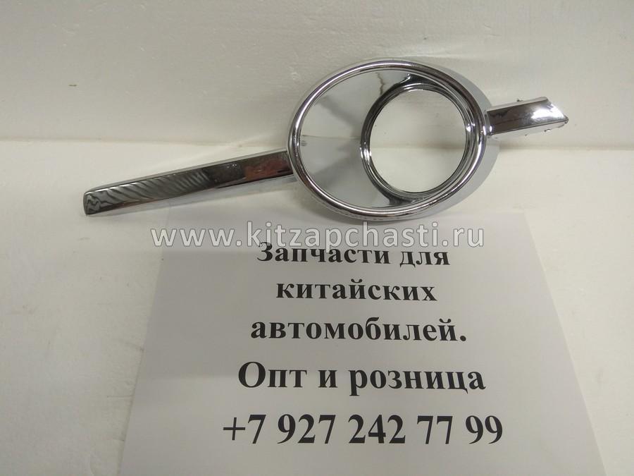 РЕШЕТКА ПТФ ХРОМИРОВАННАЯ ЛЕВАЯ Geely Emgrand X7 NEW 1018024635
