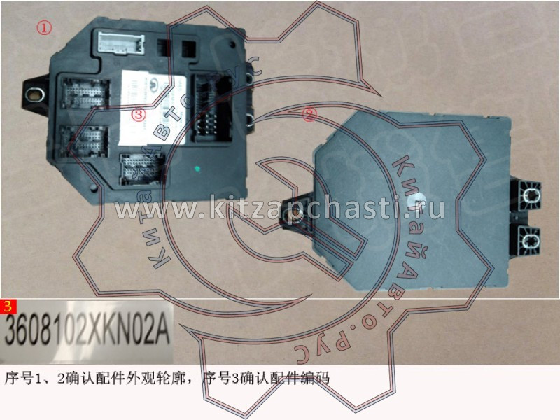Центральный электронный блок управления TANK 400 3608102XKN02A