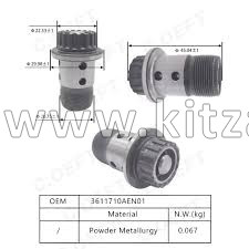 Клапан системы vvt TANK 400 3611710AEN01