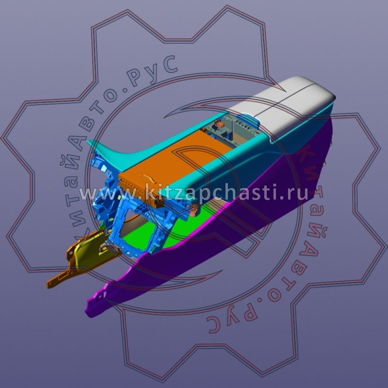 Корпус консоли в сборе EXEED VX FL 401004754AAABK