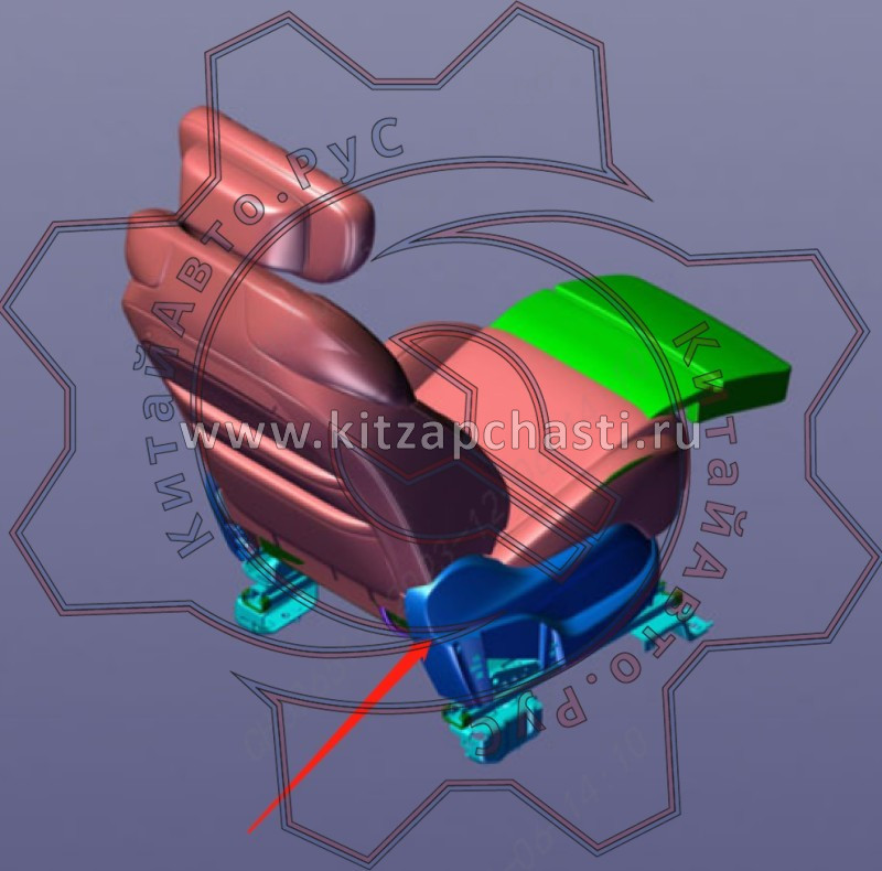 Правая передняя боковая панель отделки EXEED VX FL 402013547AA