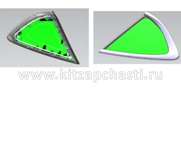 СТЕКЛО ЗАДНЕЙ ПРАВОЙ ДВЕРИ МАЛОЕ Knewstar 001 5085080200