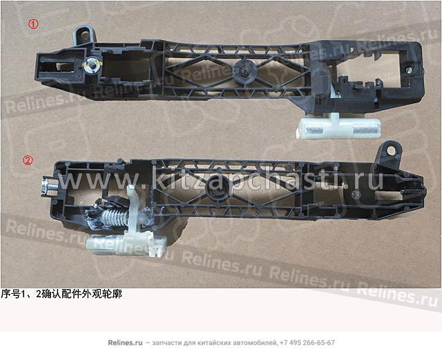 Корпус ручки двери передней правой HAVAL H5 2рест 6105117XPW01A