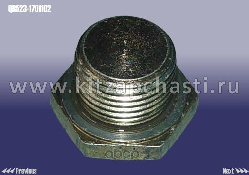 Сливная пробка EXEED LХ FL QR5231701102